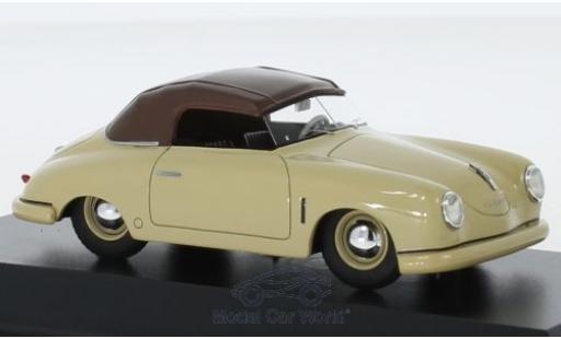 Porsche 356 1/43 Schuco Gmünd Cabriolet beige/braun modellautos