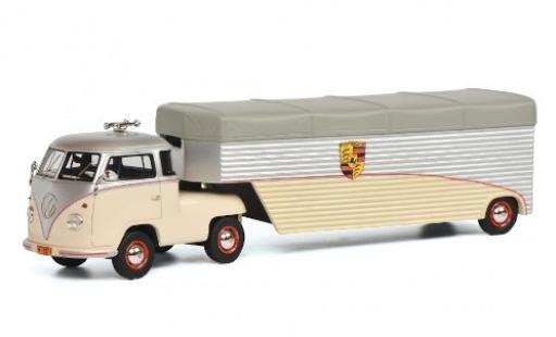 Modellautos Volkswagen T1 1/43 Schuco b Renntransporter Porsche Volkswagen T1 1/43 Schuco b Renntransporter Porsche modellautos