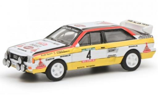 Modellautos Audi Quattro 1/87 Schuco No.4 HB Rallye WM Rally Portugal 1984 Audi Quattro 1/87 Schuco No.4 HB Rallye WM Rally Portugal 1984 modellautos