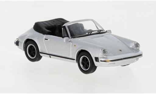 Modellautos Porsche 911 1/87 Schuco Carrera 3.2 Cabriolet silber Porsche 911 1/87 Schuco Carrera 3.2 Cabriolet silber modellautos