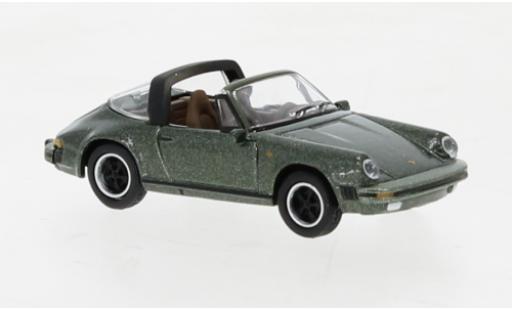 Modellautos Porsche 911 1/87 Schuco Carrera 3.2 Targa metallise grün Porsche 911 1/87 Schuco Carrera 3.2 Targa metallise grün modellautos