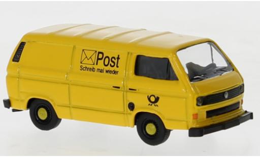 Modellautos Volkswagen T3 1/87 Schuco Kasten gelb Deutsche Bundespost Volkswagen T3 1/87 Schuco Kasten gelb Deutsche Bundespost modellautos