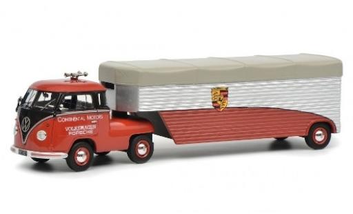 Modellautos Volkswagen T1 1/64 Schuco Renntransporter rot/schwarz Continental Motors Volkswagen T1 1/64 Schuco Renntransporter rot/schwarz Continental Motors modellautos