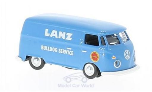 Modellautos Volkswagen T1 B 1/87 Schuco c blau Lanz Bulldog Service Kastenwagen Volkswagen T1 B 1/87 Schuco c blau Lanz Bulldog Service Kastenwagen modellautos