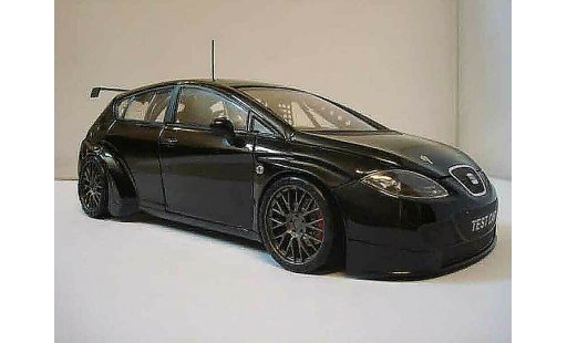 Seat Leon WTCC 1/18 Guiloy test car noir modellautos