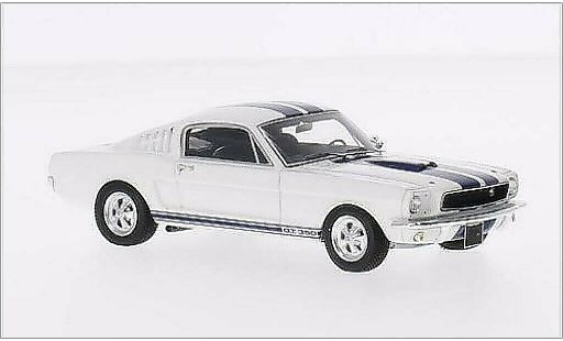 Shelby GT 350 1966 1/43 Spark weiss/blau modellautos