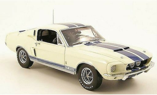 Shelby GT 500 1967 1/24 GMP weiss/blau modellautos