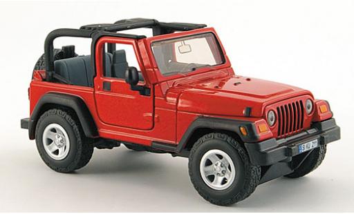 Jeep Wrangler 1/32 Siku rot modellautos