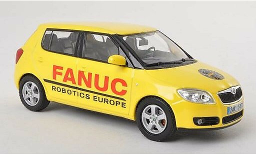 Skoda Fabia Livree Flotte 1/43 Abrex Fanuc Robotics Europe 2010 modellautos