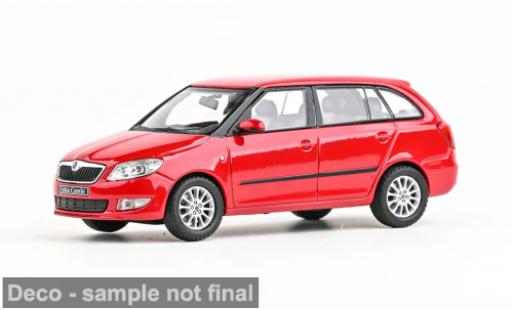 Modellautos Skoda Fabia FL II rot 2013 1/43 Abrex