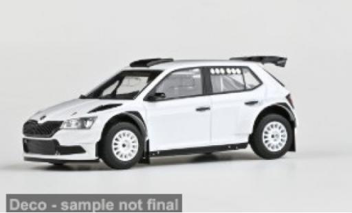 Skoda Fabia 1/43 Abrex III FL Rally2 Evo weiss 2019 1:43 modellautos