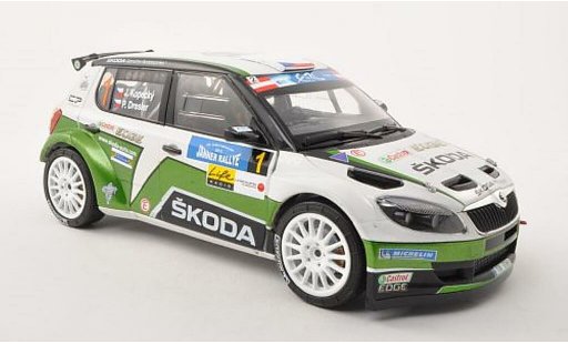 Skoda Fabia S2000 1/18 Abrex No.1 Janner Rally 2013 /P.Dresler modellautos