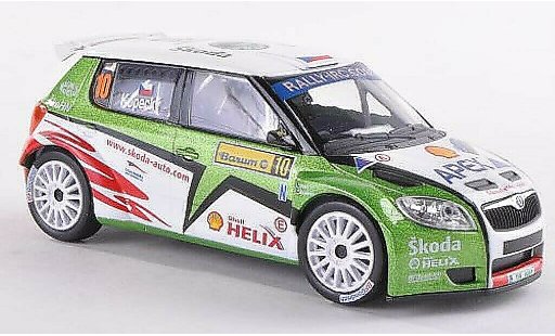 Skoda Fabia S2000 1/43 Abrex No.10 Barum Rally 2009 /Stary modellautos
