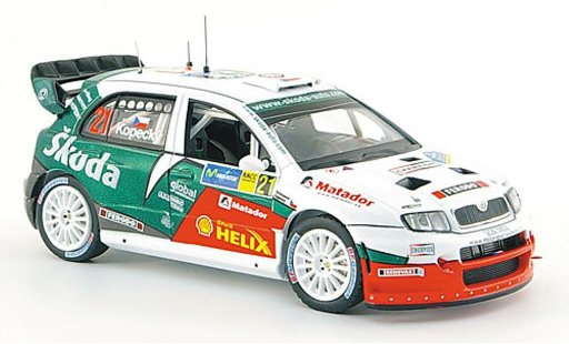 Skoda Fabia WRC 1/43 IXO No.21 Funfter Rallye Catalunya 2006 /Schovanek modellautos
