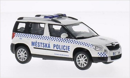 Skoda Yeti Livree Flotte 1/43 Abrex Mestska Policie modellautos