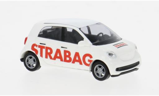 Smart ForFour 1/87 Busch Forfour 14 2014 STRABAG 1:87 modellautos