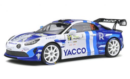 Modellautos Alpine A110 1/18 Solido Rally RGT No.91 Rallye WM Rallye Monza 2020 P.Ragues/J.Pesenti Alpine A110 1/18 Solido Rally RGT No.91 Rallye WM Rallye Monza 2020 P.Ragues/J.Pesenti modellautos