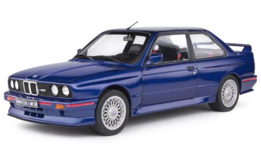 Bmw M3 1/18 Solido (E30) mettalic blau/Dekor 1990 y compris les Decals modellautos