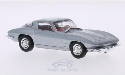 Modellautos Chevrolet Corvette C2 1/43 Solido (C2) Stingray Split-Window Coupe silber 1963 Chevrolet Corvette C2 1/43 Solido (C2) Stingray Split-Window Coupe silber 1963 modellautos