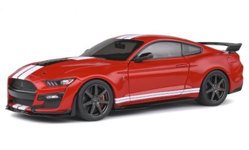 Modellautos Ford Mustang 1/18 Solido Shelby GT 500 Fast Track rot/matt-weiss 2020 Ford Mustang 1/18 Solido Shelby GT 500 Fast Track rot/matt-weiss 2020 modellautos