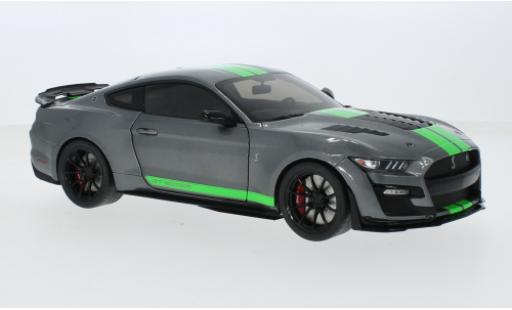 Shelby GT 500 1/18 Solido Ford Mustang KR metallise grau/gr&uuml;n 2020 1:18 modellautos