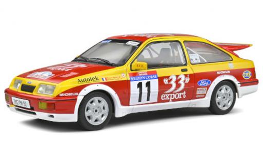 Modellautos Ford Sierra 1/18 Solido RS Cosworth No.11 France 33 Export Rallye WM Rallye Tour de Corse 1987 D.Auriol/B.Occelli Ford Sierra 1/18 Solido RS Cosworth No.11 France 33 Export Rallye WM Rallye Tour de Corse 1987 D.Auriol/B.Occelli modellautos