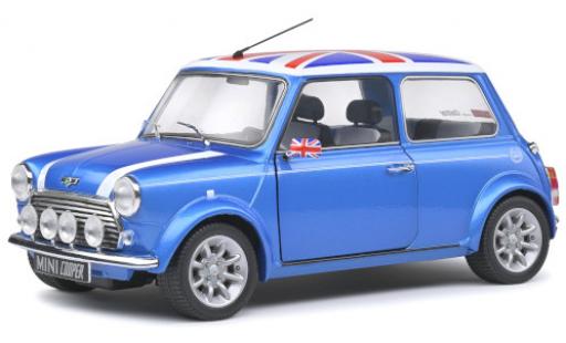 Modellautos Mini Cooper 1/18 Solido Sport mettalic blau/Dekor 1997 Mini Cooper 1/18 Solido Sport mettalic blau/Dekor 1997 modellautos