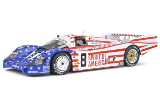 Porsche 956 1986 1/18 Solido LH RHD No.8 Joest Racing Spirit of America 24h Le Mans 1986 G.Follmer/J.Morton/K.Miller modellautos