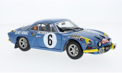 Modellautos Alpine A110 1/18 Solido Renault 1600S No.6 Rallye Monte Carlo 1972 Alpine A110 1/18 Solido Renault 1600S No.6 Rallye Monte Carlo 1972 modellautos