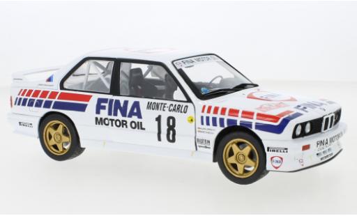 Bmw M3 1/18 Solido (E30) No.18 Fina Rallye WM Rallye Monte Carlo 1988 modellautos