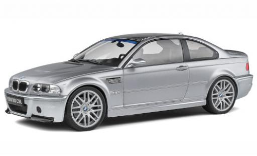 Bmw M3 1/18 Solido (E46) CSL silber 2003 modellautos