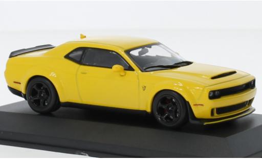 Modellautos Dodge Challenger 1/43 Solido SRT Demon V8 6.2 jaune 2018 Dodge Challenger 1/43 Solido SRT Demon V8 6.2 jaune 2018 modellautos