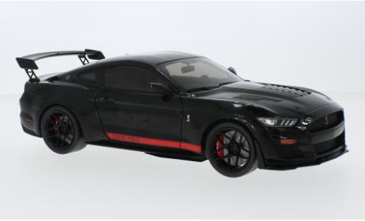 Modellautos Shelby GT 500 1/18 Solido Ford Mustang Code Red noire 2022 Shelby GT 500 1/18 Solido Ford Mustang Code Red noire 2022 modellautos