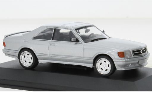 Modellautos Mercedes 560 1/43 Solido SEC (C126) AMG Wide Body metallise silber Mercedes 560 1/43 Solido SEC (C126) AMG Wide Body metallise silber modellautos