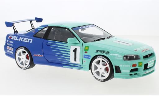 Modellautos Nissan Skyline 1/18 Solido GT-R (R34) RHD No.1 Falken JGTC 1967 Nissan Skyline 1/18 Solido GT-R (R34) RHD No.1 Falken JGTC 1967 modellautos