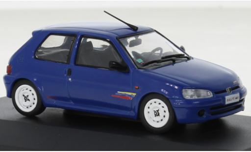 Modellautos Peugeot 106 1/43 Solido Rally Phase II blau 1995 Peugeot 106 1/43 Solido Rally Phase II blau 1995 modellautos