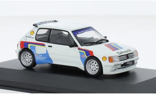 Modellautos Peugeot 205 1/43 Solido GTI Dimma blanche/Décorer Peugeot 205 1/43 Solido GTI Dimma blanche/Décorer modellautos