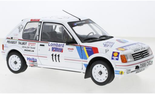 Modellautos Peugeot 205 1/18 Solido GTI No.111 Rallye WM RAC Rallye 1988 Peugeot 205 1/18 Solido GTI No.111 Rallye WM RAC Rallye 1988 modellautos