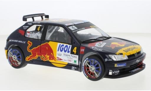 Peugeot 306 1/18 Solido Maxi No.4 Red Bull Rally du Mont Blanc 2021 modellautos