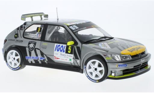 Peugeot 306 1/18 Solido Maxi No.5 Rally du Mont Blanc 2021 modellautos