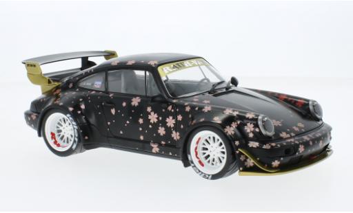 Modellautos Porsche 964 RWB 1/18 Solido 911  matte noir/Décorer Aoki 2021 Porsche 964 RWB 1/18 Solido 911  matte noir/Décorer Aoki 2021 modellautos