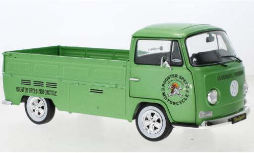 Modellautos Volkswagen T2 1/18 Solido Pick Up Douane metallise la chaux Rooster Speed 1968 Volkswagen T2 1/18 Solido Pick Up Douane metallise la chaux Rooster Speed 1968 modellautos