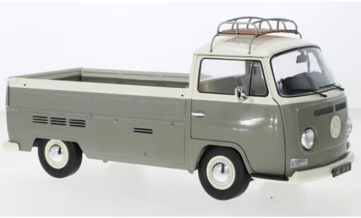 Modellautos Volkswagen T2 1/18 Solido Pick Up gris/blanche 1968 Volkswagen T2 1/18 Solido Pick Up gris/blanche 1968 modellautos