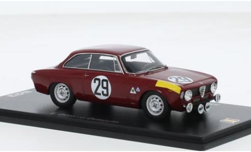 Alfa Romeo 1600 1/43 Spark GTA No.29 24h Spa 1966 1:43 modellautos
