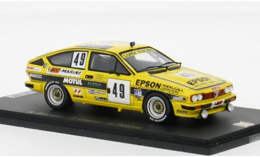 Modellautos Alfa Romeo GT 1/43 Spark V 6 24h Spa 1984 #49 1:43 Alfa Romeo GT 1/43 Spark V 6 24h Spa 1984 #49 1:43 modellautos