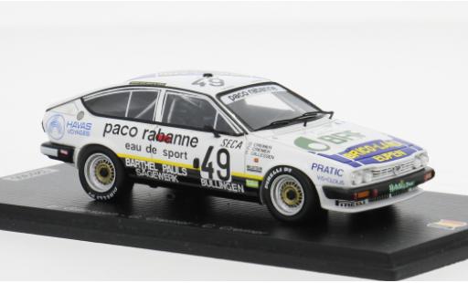 Modellautos Alfa Romeo GT 1/43 Spark V 6 24h Spa 1986 #49 1:43 Alfa Romeo GT 1/43 Spark V 6 24h Spa 1986 #49 1:43 modellautos
