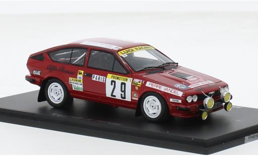 Modellautos Alfa Romeo GT 1/43 Spark V6 No.29 Rallye WM Rallye Monte Carlo 1983 1:43 Alfa Romeo GT 1/43 Spark V6 No.29 Rallye WM Rallye Monte Carlo 1983 1:43 modellautos