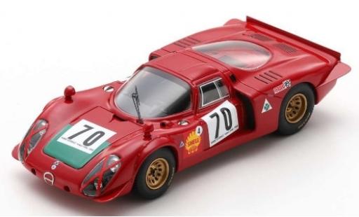 Modellautos Alfa Romeo T33 1/43 Spark Tipo 33/2 No.70 Autodelta Ronde Cevenole 1969 I.Giunti Alfa Romeo T33 1/43 Spark Tipo 33/2 No.70 Autodelta Ronde Cevenole 1969 I.Giunti modellautos