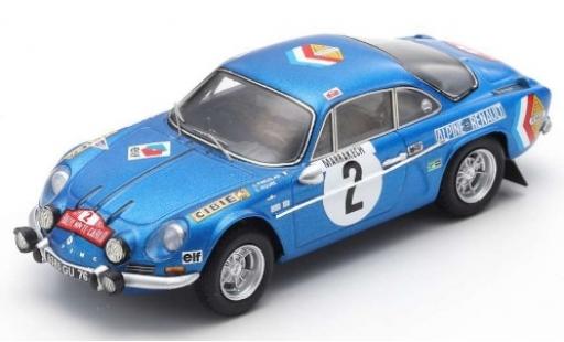Modellautos Alpine A110 1/43 Spark No.2 Renault Rallye Monte Carlo 1971 J.P.Nicolas/C.Roure Alpine A110 1/43 Spark No.2 Renault Rallye Monte Carlo 1971 J.P.Nicolas/C.Roure modellautos