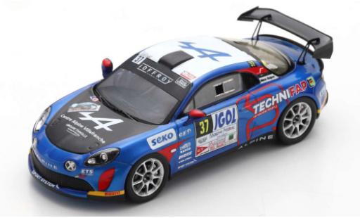 Modellautos Alpine A110 1/43 Spark Rally No.37 Rallye Mont-Blanc Morzine 2020 E.Guigou/A.Coria Alpine A110 1/43 Spark Rally No.37 Rallye Mont-Blanc Morzine 2020 E.Guigou/A.Coria modellautos